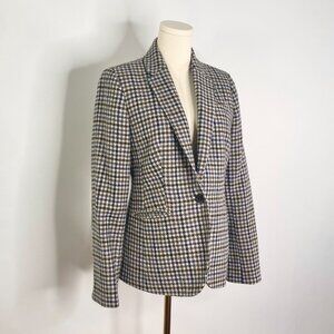 J Crew  - Sommerset Houndstooth Blazer Coat